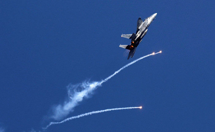 Israeli jet and airstrike