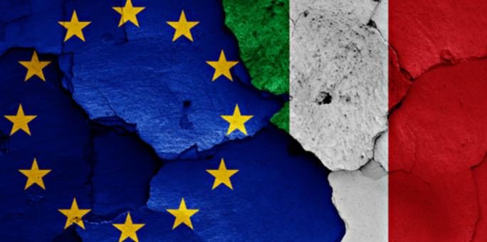 Click to enlarge italy eu flag