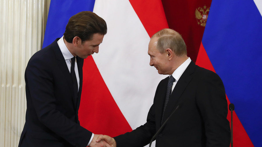 Heinz-Christian Strache and Putin
