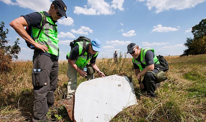MH17 wreckage