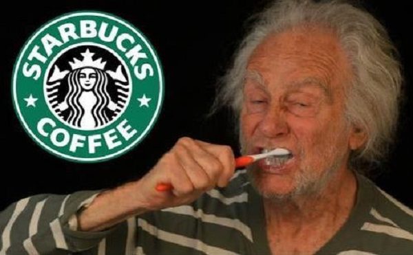 Click to enlarge starbucks toothbrushing