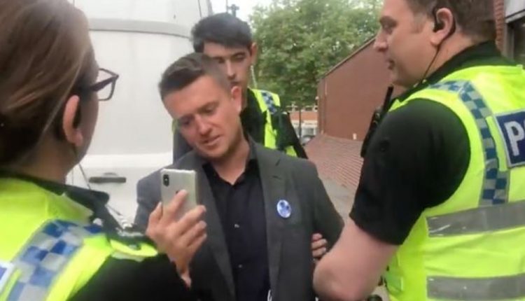 Tommy Robinson arrest
