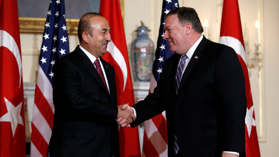 Pompeo Cavusoglu Turkey US meeting