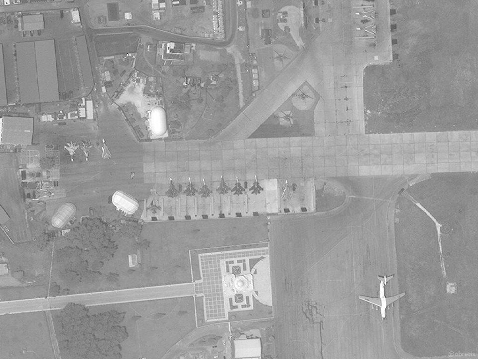 Satellite images on Hmaymim Airport