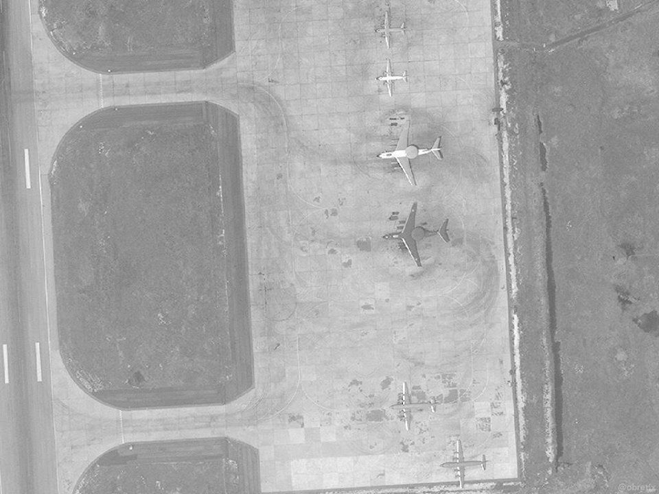 Satellite images on Hmaymim Airport