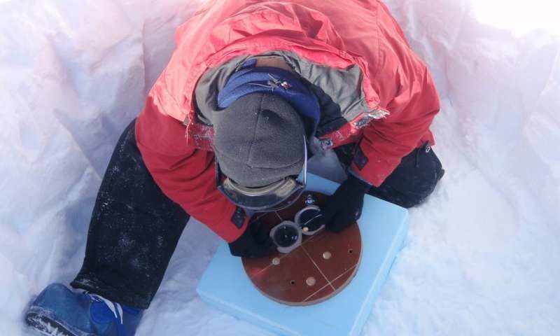 Click to enlarge eismic censor East Antarctica.