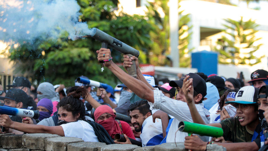 Click to enlarge Protest Nicaragua
