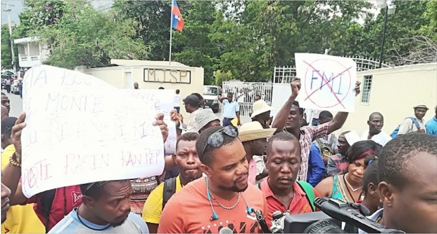 haiti people's protest