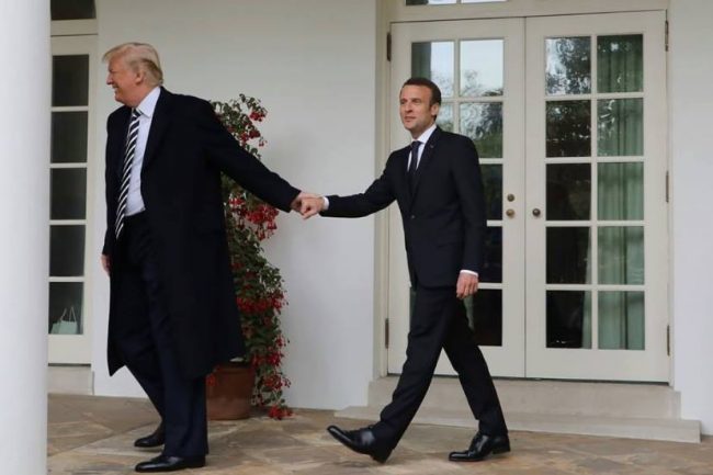 Trump Macron