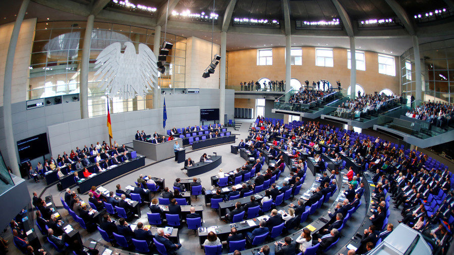 Click to enlarge Germany's Lower House of Parliament