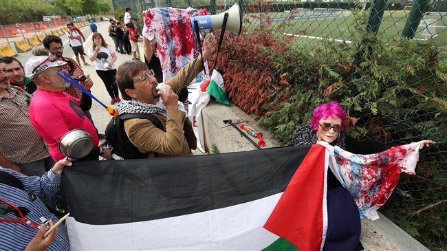 Pro-Palestine protestors