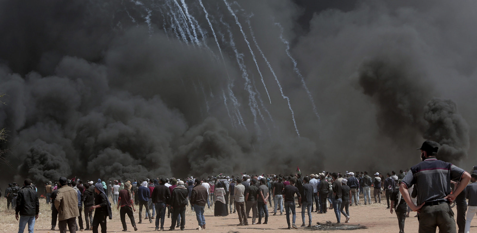 Palestinian protesters