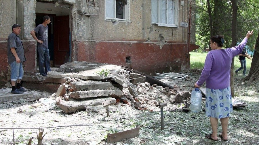 donbass shelling