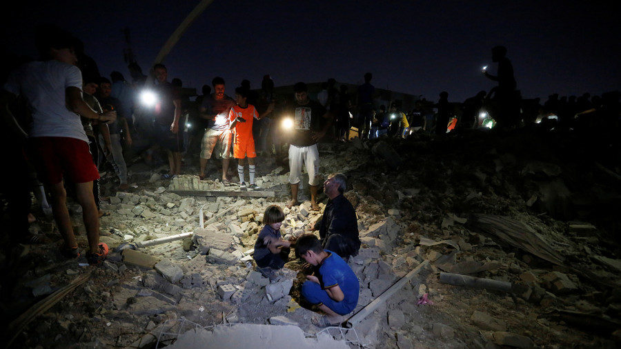Site of explosion in Baghdad's Sadr City district