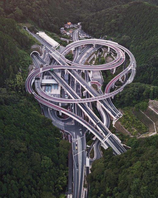 Click to enlarge Hisashimichi interchange of Hachioji Tokyo