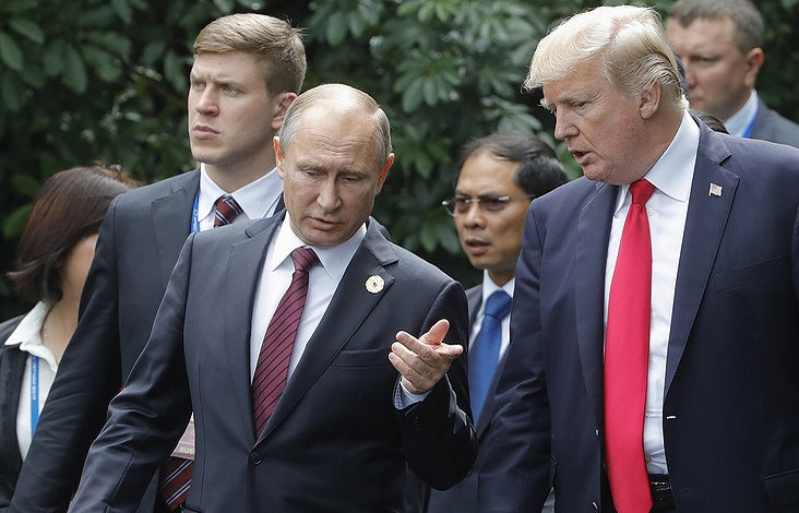 Russian President Vladimir Putin and US President Donald Trump