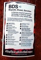 anti-BDS poster