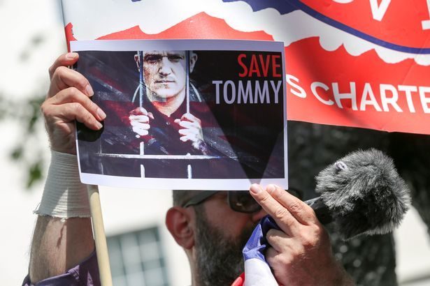 Tommy Robinson protests
