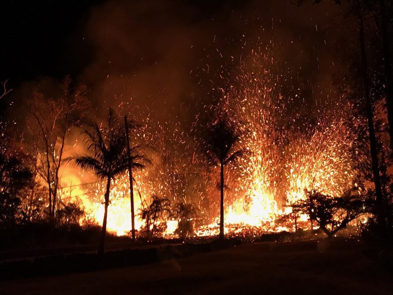 Kilauea eruption, hawaii volcanic eruption
