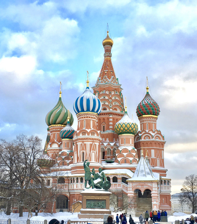 Click to enlarge The Cathedral of Saint Vasily the Blessed, Moscow
