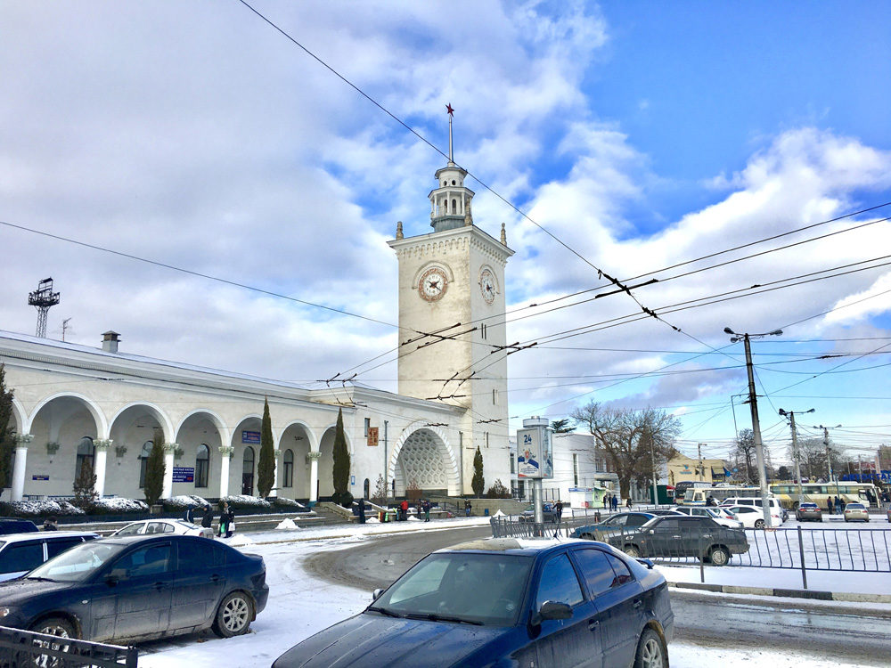 Click to enlarge Central Train and Transit Station, Simferopol