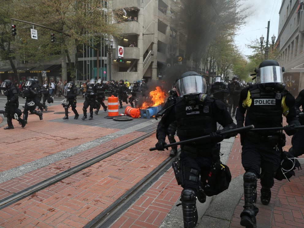 Click to enlarge portland violence