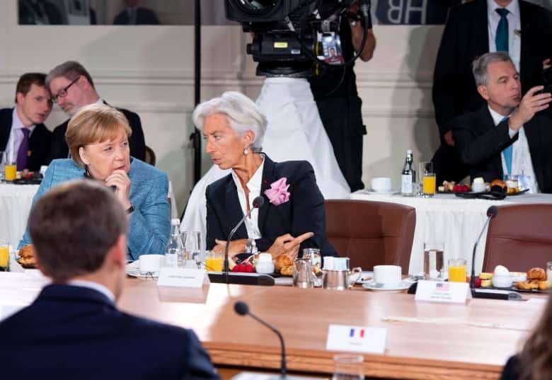 Click to enlarge Lagarde Merkel G7