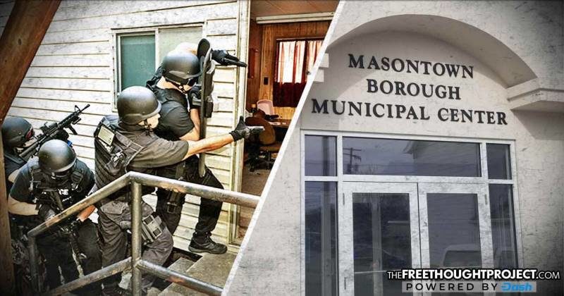 police raid Masontown