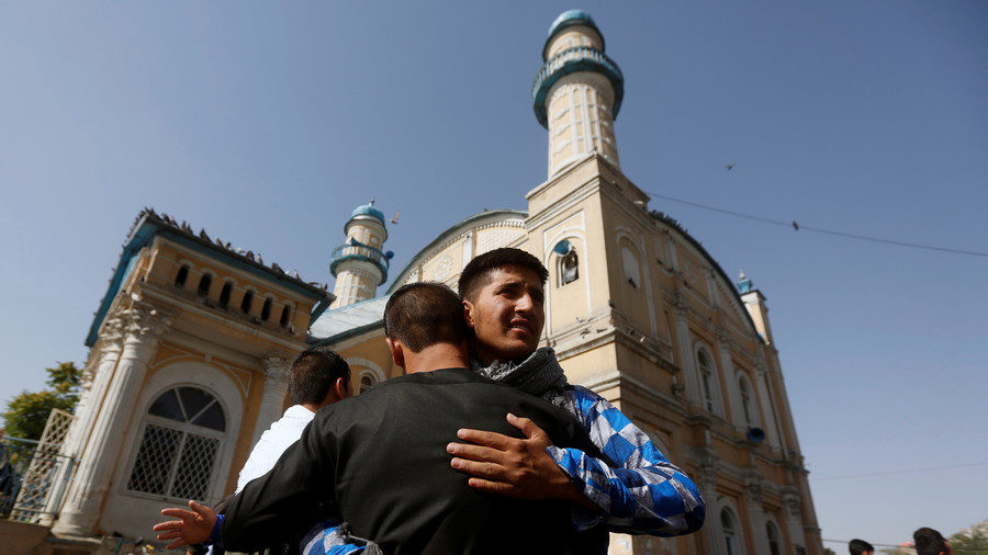 Kabul mosque Eid