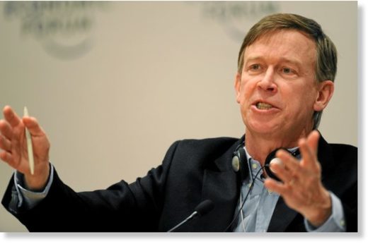 Click to enlarge John Hickenlooper