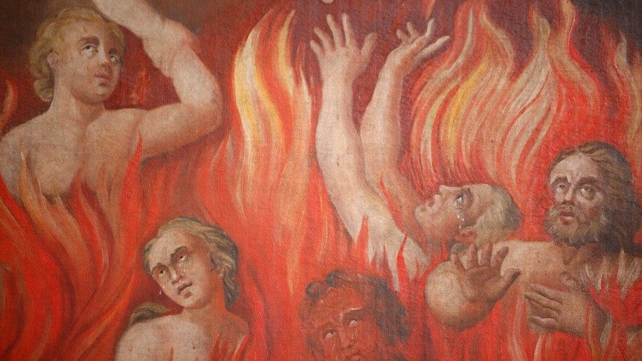 Click to enlarge Hell painting