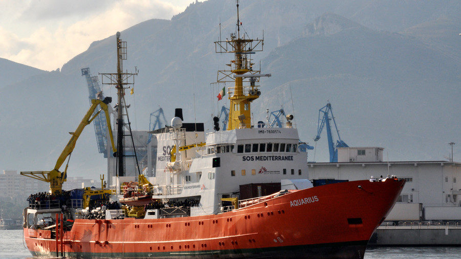Click to enlarge Rescue ship Aquarius