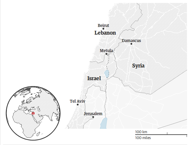 Click to enlarge map israel