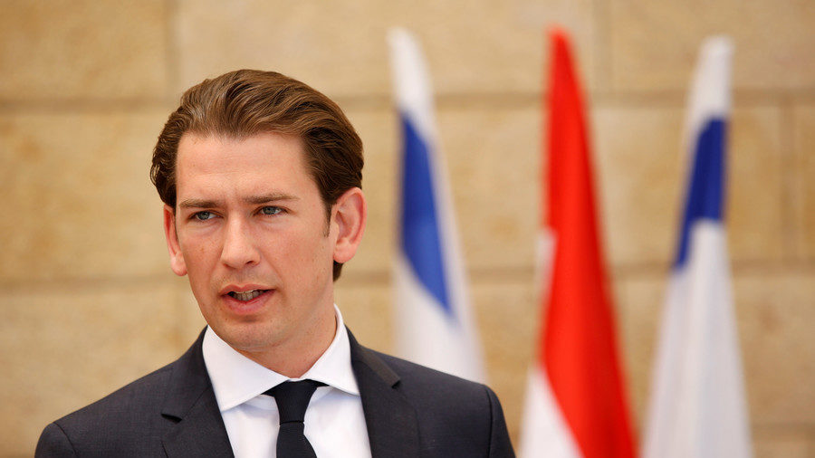 Austrian Chancellor Sebastian Kurz.