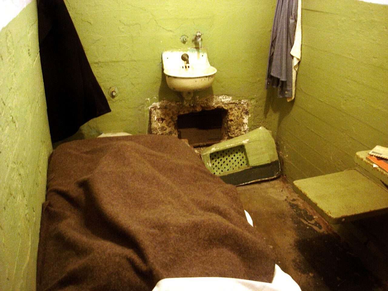 Frank Morris' Alcatraz cell
