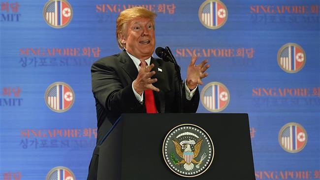 Click to enlarge US President Donald Trump