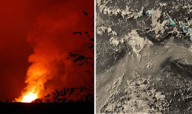 Click to enlarge Mysterious weather events have struck Hawaii's Big Island