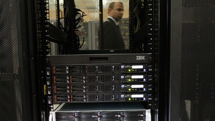 The data processing center at Rostelecom, St. Petersburg