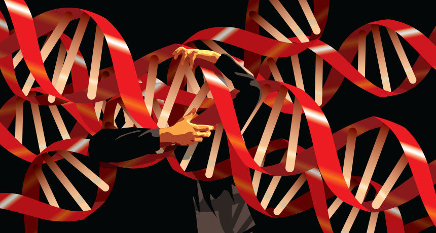 DNA tangled