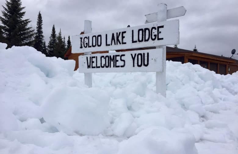 Click to enlarge This is the first time in 50 years, Jim Burton says, that there's been this much snow around the camp.