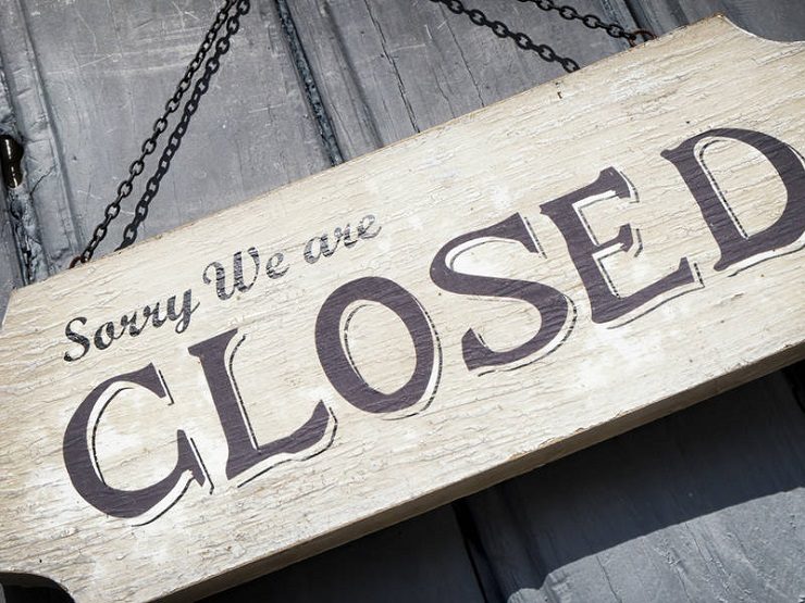 closed sign business