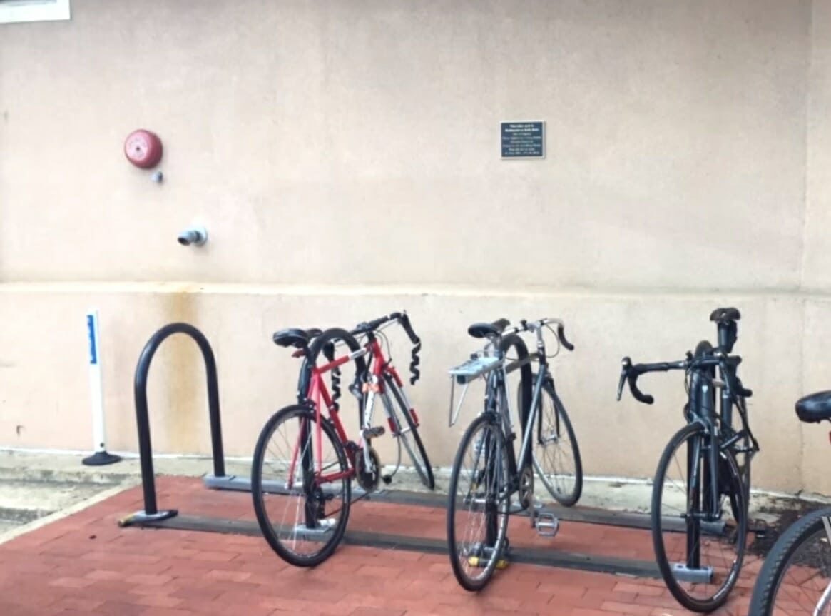 seth richard bike rack DNC