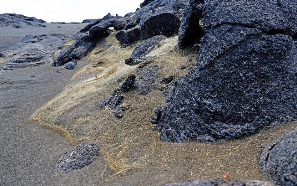 Click to enlarge glass hair pele hawaii volcano