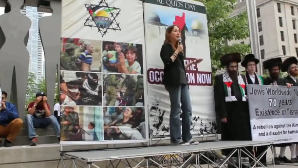 Eva Bartlett speaks on Al Quds Dat (Toronto)