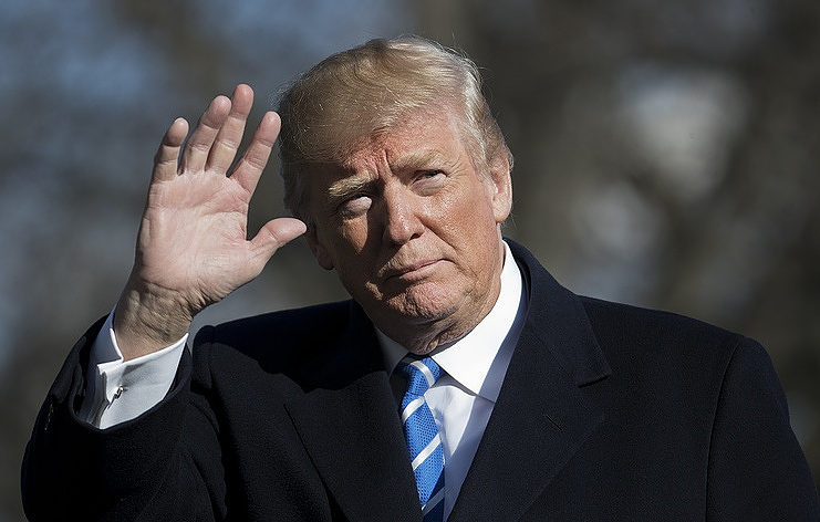 Click to enlarge US President Donald Trump