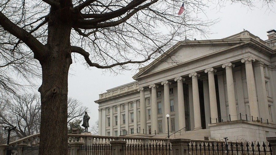 US Treasury Department in Washington DC