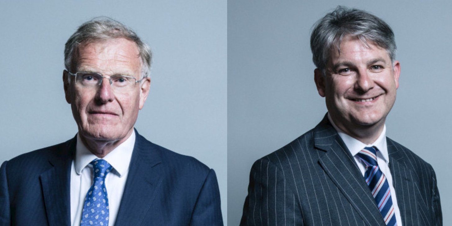 Click to enlarge Christopher Chope and Philip Davies Parliament
