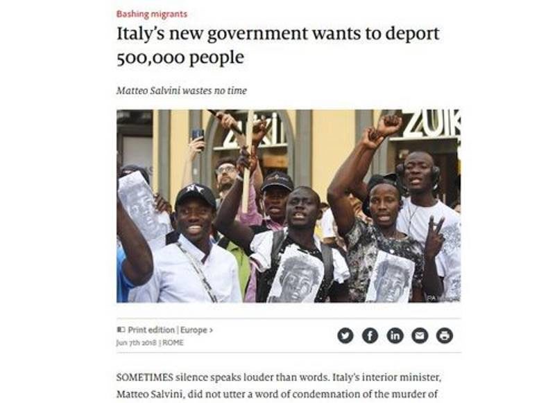 Click to enlarge italy migrants new president