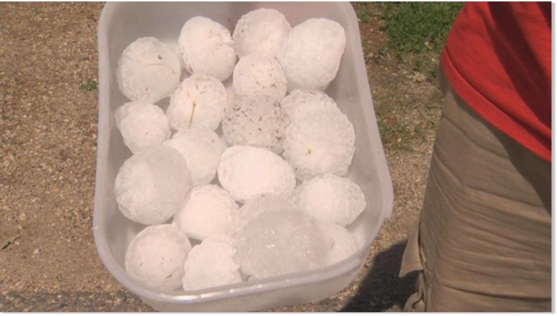 Baseballsized hail recorded in Manitoba and Saskatchewan Earth