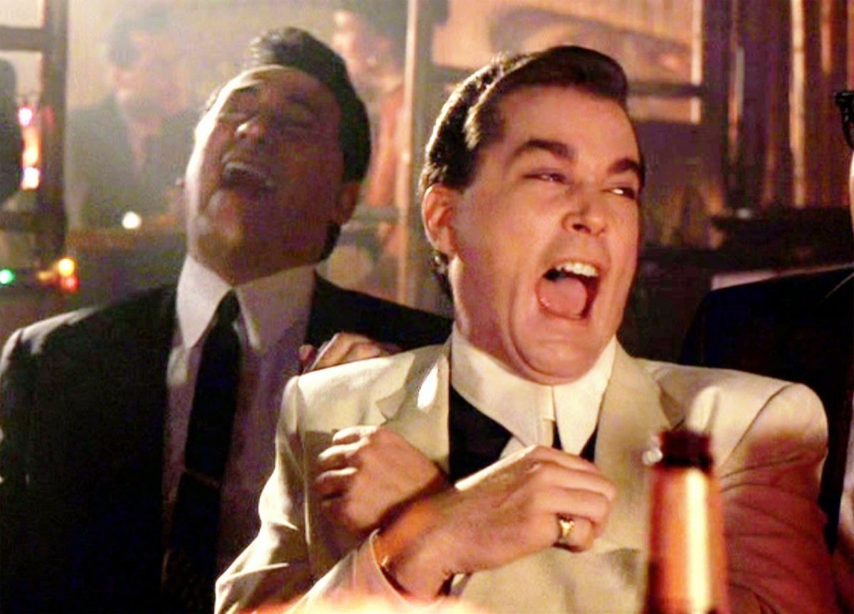 guys laughing